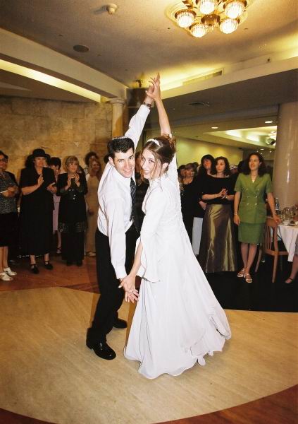 Naftali and Edith dancing